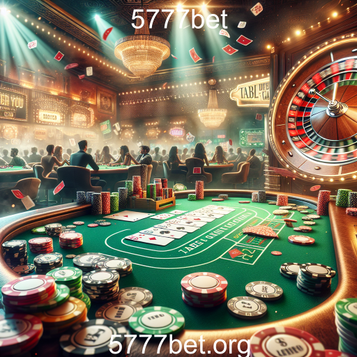 Explorando os Table Games na 5777bet: A Emoção dos Jogos de Mesa